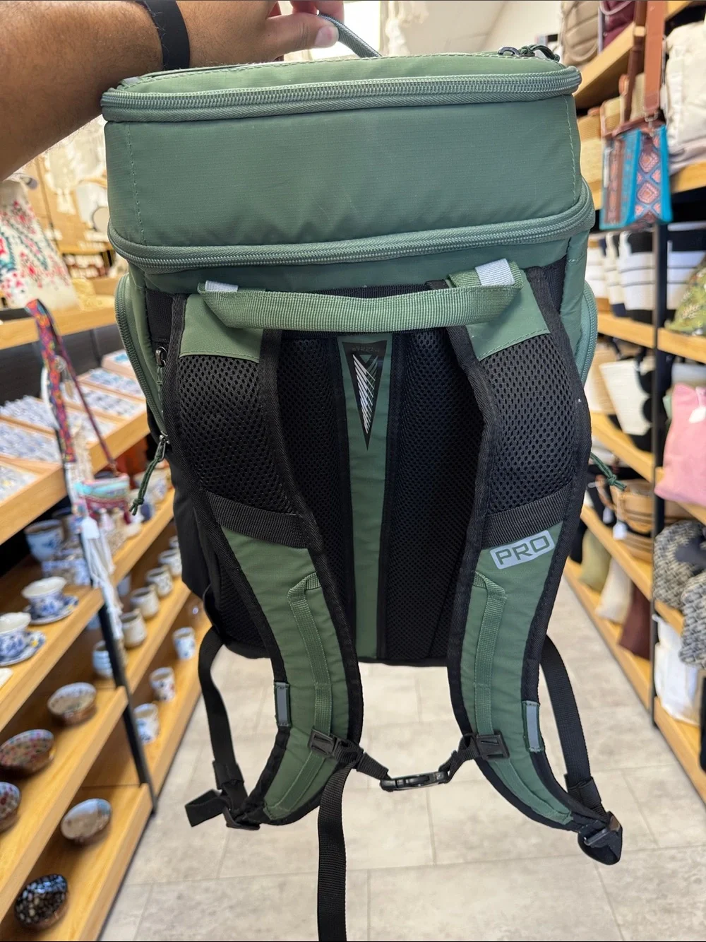 TITAN PRO Olive Green and Black Insulated Backpack Cooler
